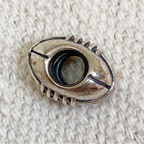 Authentic Pandora Retired Football Ball sterling silver charm ✨️ - Picture 3 of 5